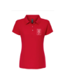 Playera Dama Mod. 7007, tipo POLO, Tallas ADULTO, con impresión frontal ó trasera con logo frontal.