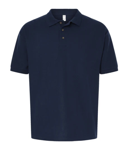 Playera Hombre Mod. 7002, tipo POLO, 100% Algodón, Tallas ADULTO, con impresión frontal ó trasera con logo frontal.