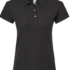 Playera Dama Mod. 7007, tipo POLO, Tallas ADULTO, con impresión frontal ó trasera con logo frontal.