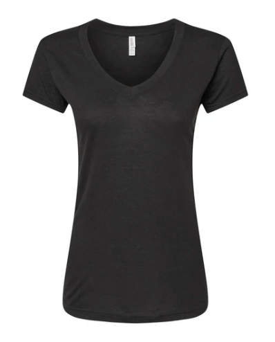 Playera Dama Mod. 3542, 65% Poliester 35% Algodón, Ultra Ligera,Tallas ADULTO, con impresión frontal ó trasera con logo frontal.