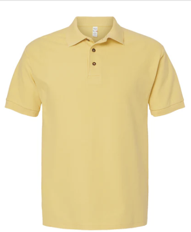 Playera Hombre Mod. 7002, tipo POLO, 100% Algodón, Tallas ADULTO, con impresión frontal ó trasera con logo frontal.