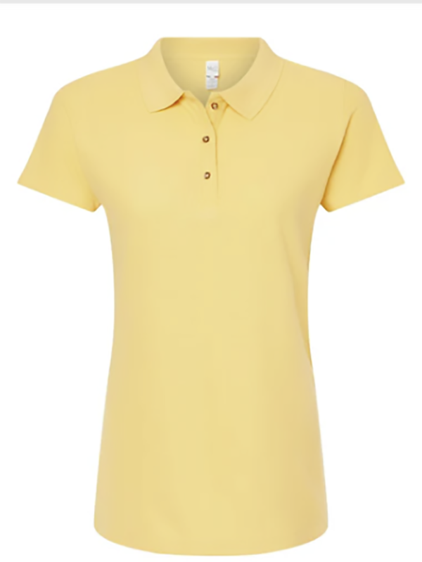 PAJA Playera Dama Mod. 7600, tipo POLO, Tallas ADULTO, con impresión frontal ó trasera con logo frontal.