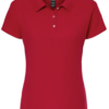 Playera Dama Mod. 7007, tipo POLO, Tallas ADULTO, con impresión frontal ó trasera con logo frontal.