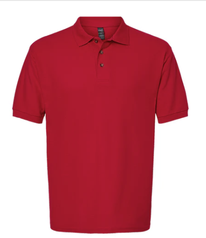 Playera Hombre Mod. 7002, tipo POLO, 100% Algodón, Tallas ADULTO, con impresión frontal ó trasera con logo frontal.