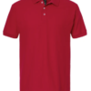 ROJO BRILLANTE Playera Hombre Mod. 7006, tipo POLO, 50% Poliester-50% Algodón,Tallas ADULTO, con impresión frontal ó trasera con logo frontal.