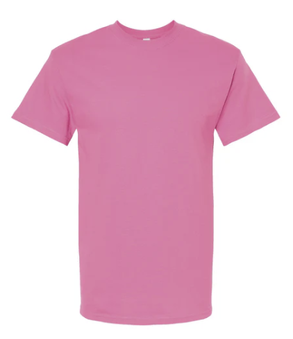 Playera Mod. 4800, UNISEX, 100% Algodón, Tallas ADULTO, con impresión frontal ó trasero (con logo frontal).