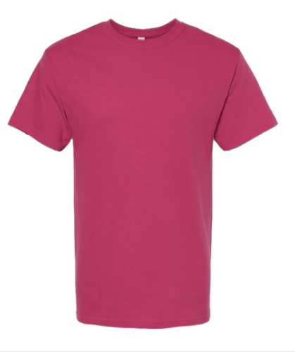 Playera Mod. 4800, UNISEX, 100% Algodón, Tallas ADULTO, con impresión frontal ó trasero (con logo frontal).