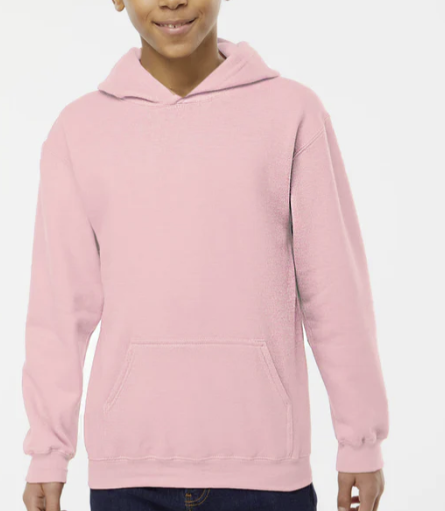 Sudadera Cerrada, UNISEX, Tallas Junior, con impresión frontal o Trasero con logo frontal.