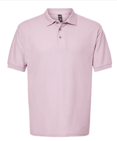 Playera Hombre Mod. 7002, tipo POLO, 100% Algodón, Tallas ADULTO, con impresión frontal ó trasera con logo frontal.