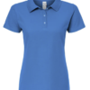 Playera Dama Mod. 7007, tipo POLO, Tallas ADULTO, con impresión frontal ó trasera con logo frontal.