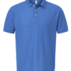 TURQUESA BRILLANTE Playera Hombre Mod. 7006, tipo POLO, 50% Poliester-50% Algodón,Tallas ADULTO, con impresión frontal ó trasera con logo frontal.