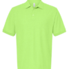 VERDE LIMON Playera Hombre Mod. 7006, tipo POLO, 50% Poliester-50% Algodón,Tallas ADULTO, con impresión frontal ó trasera con logo frontal.
